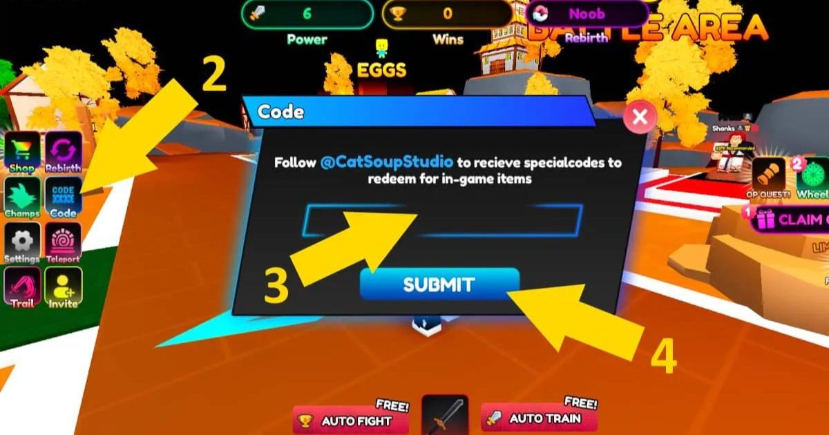 anime showdown codes