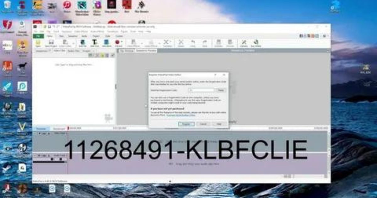code for videopad