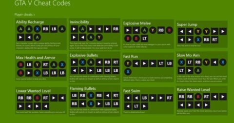 gta 5 cheats xbox 360 cheat codes